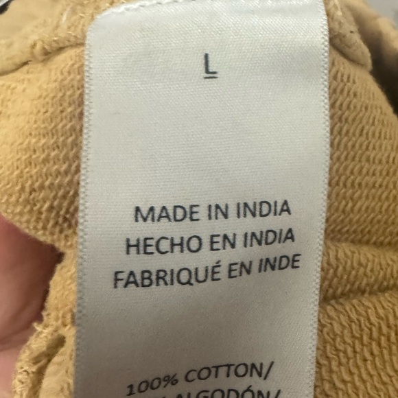 Favorite Daughter Sara 100% Cotton Tan Athleisure Casual Joggers Size Large - Picture 5 of 6